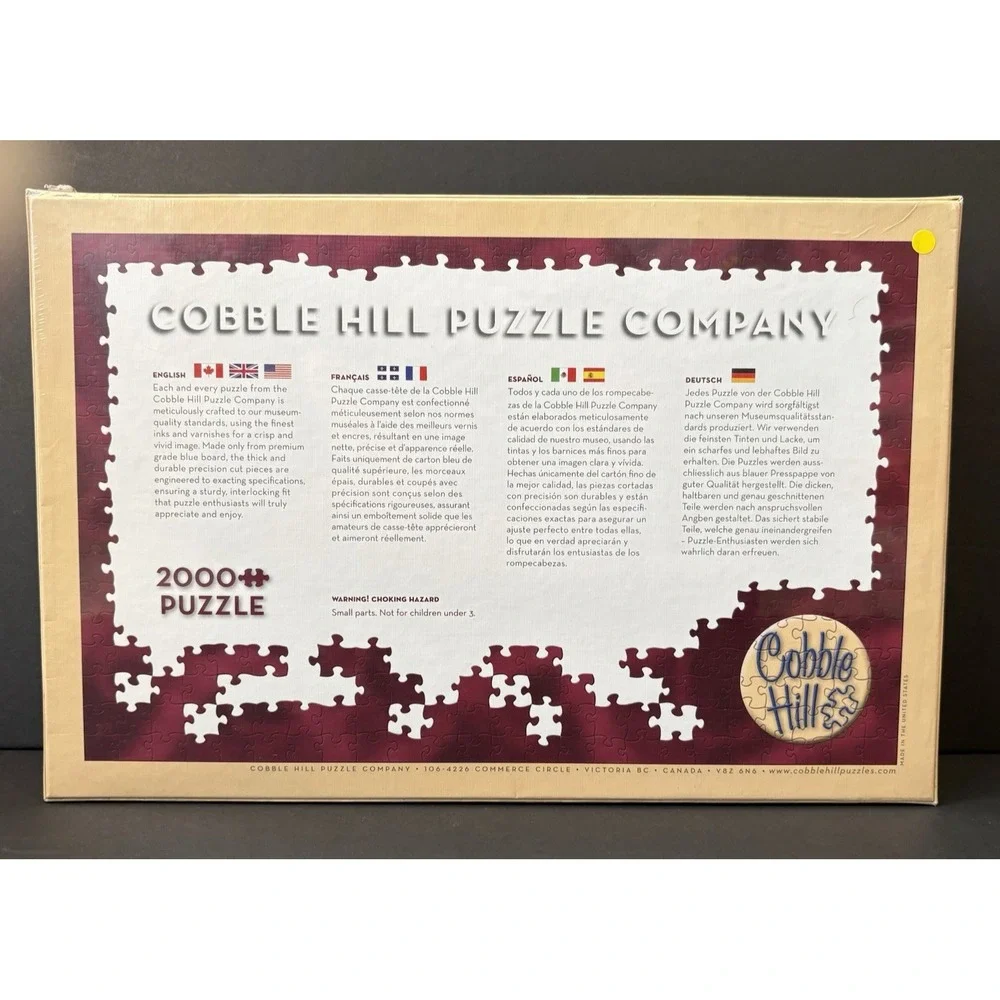 Cobble Hill 2000 Piece Puzzle Summer Pier New Sealed Boats Nautical Coastal